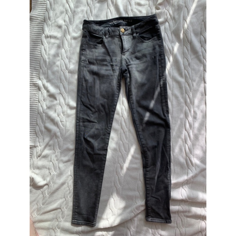 Stretchy American Eagle Grey Jeans